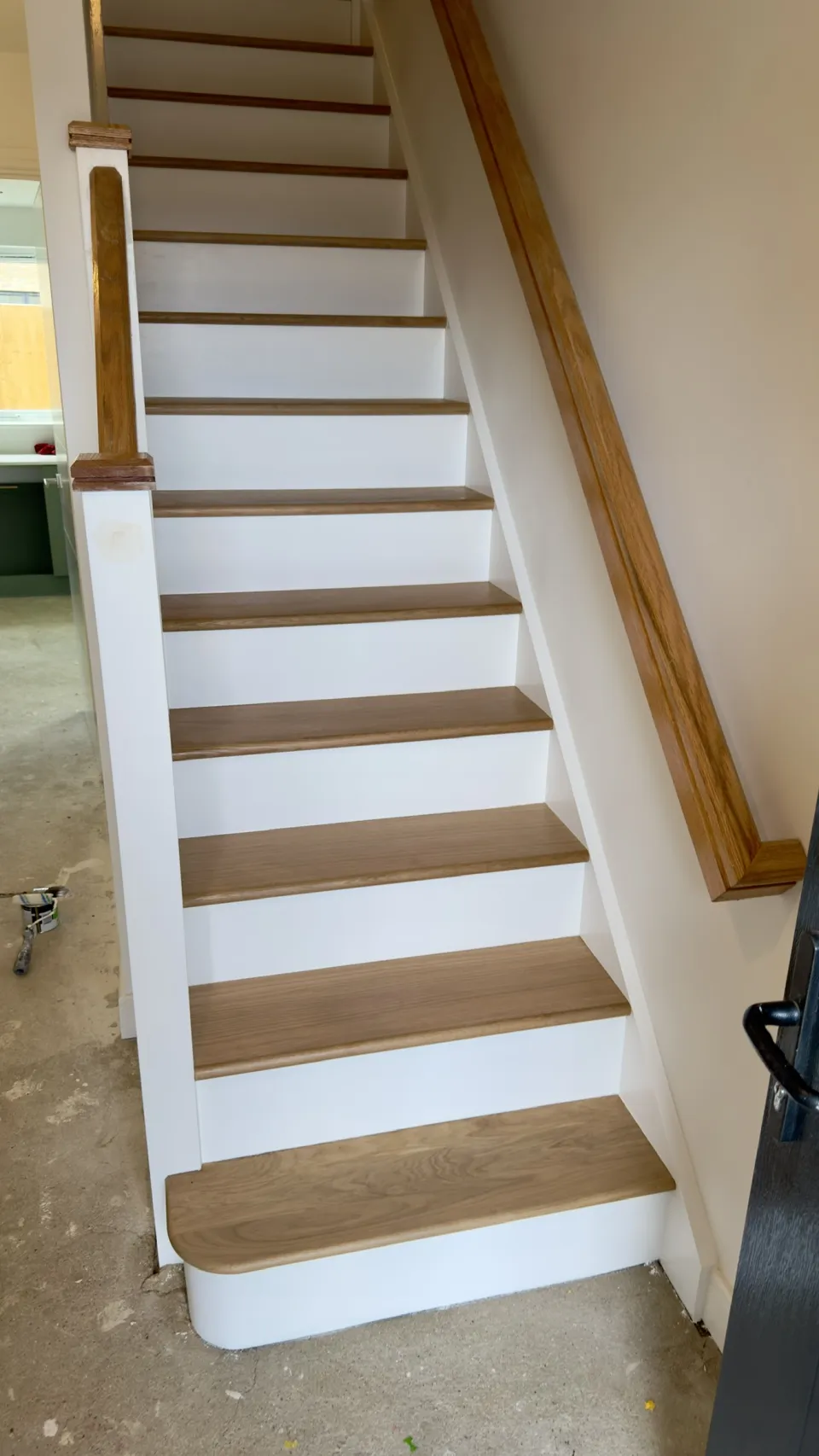 Oak Staircase Cladding in Ebbsfleet